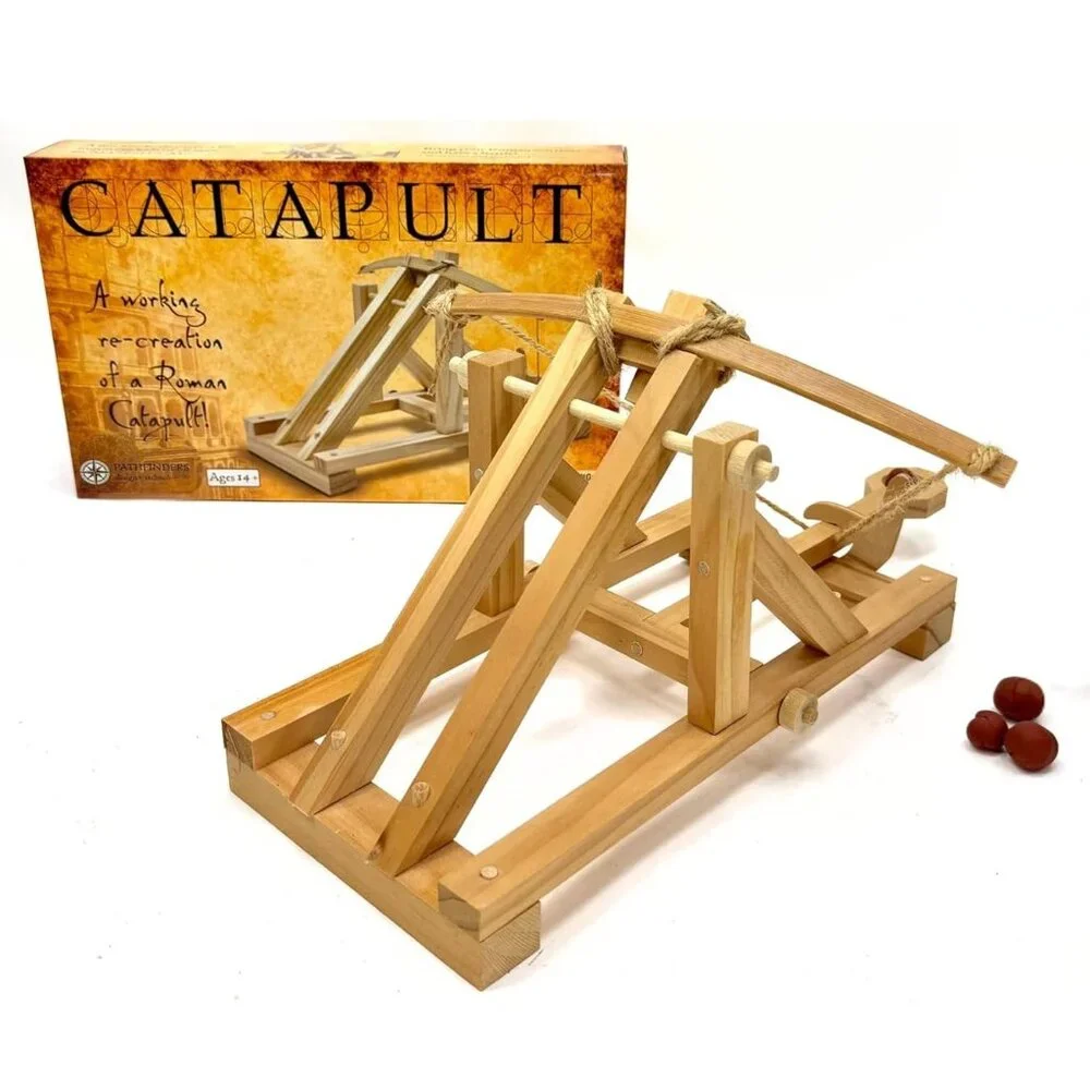 NEW Pathfinders Medieval Catapult Trebuchet Siege Engine Catapult Building Set K